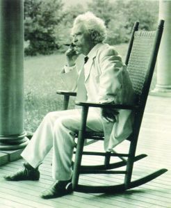 Mark Twain cigar rocking chair Samuel Langhorne Clemens