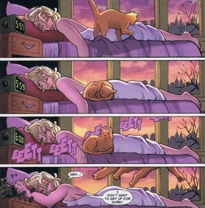 from Power Girl #8. Written by Gray and Palmiotti, art by Conner.